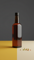Cold-Pressed Mustard Oil Glass Bottle